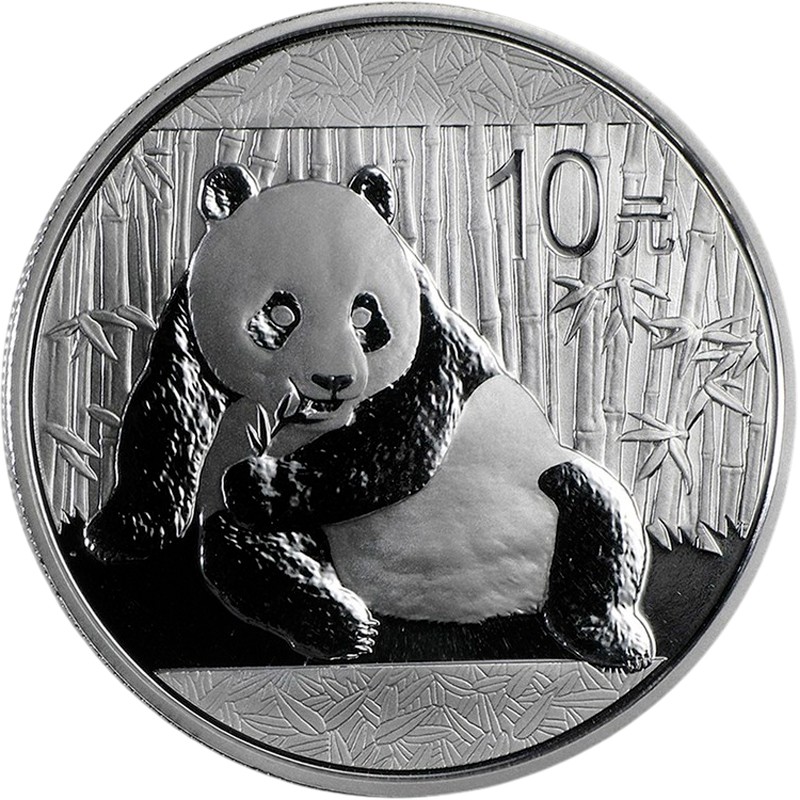 Серебряная монета Китая 