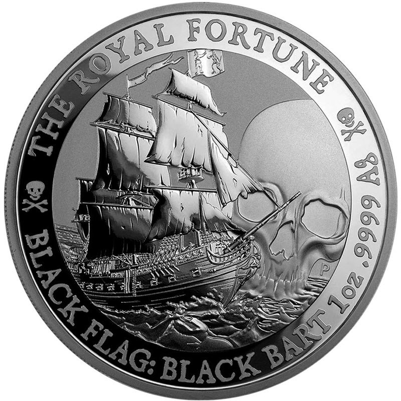 Серебряная монета Тувалу 