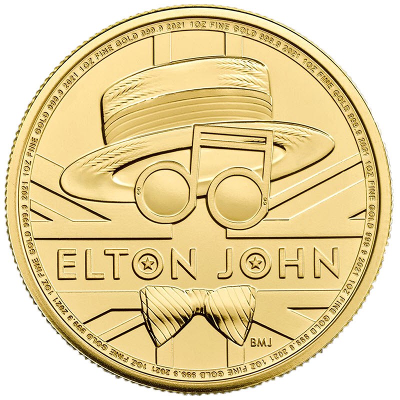 Золотая монета Великобритании 