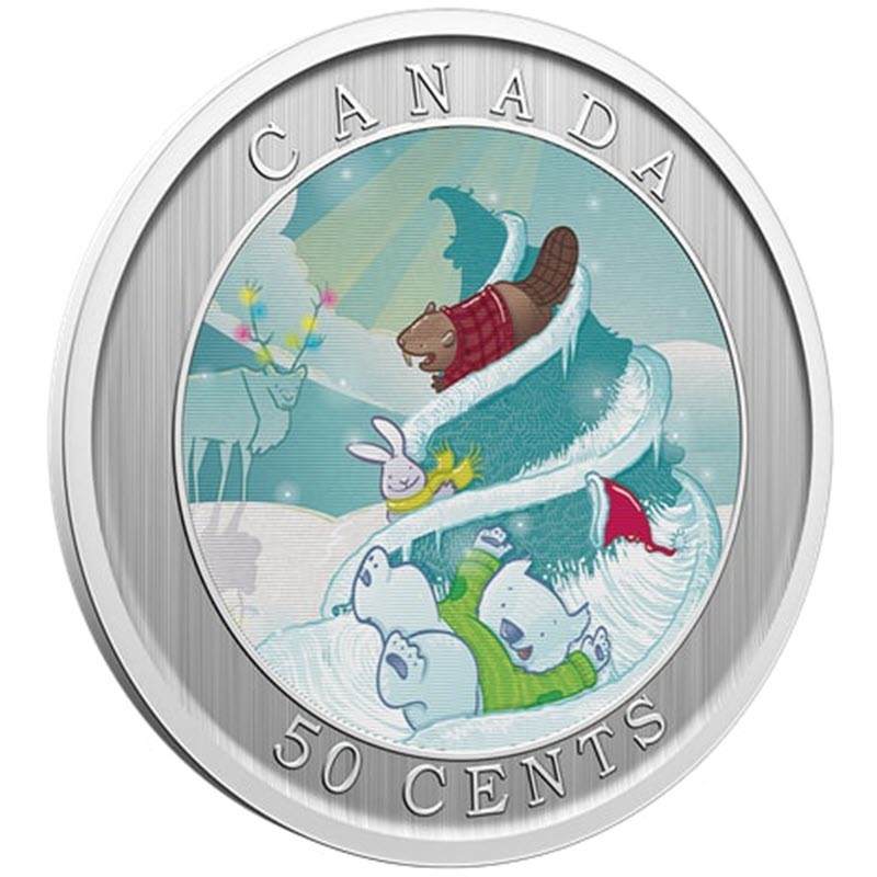 Стальная монета Канады 