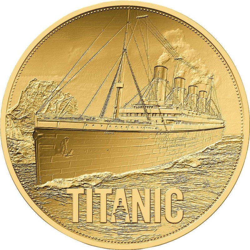 Золотая монета Чада 