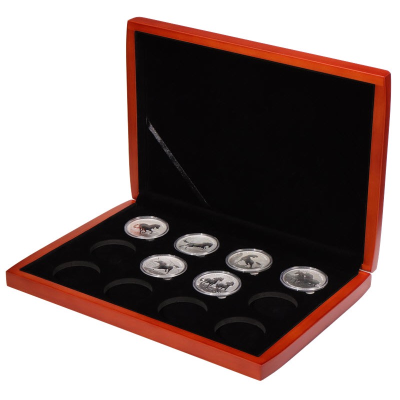 Набор из 6-ти серебряных монет Австралии 