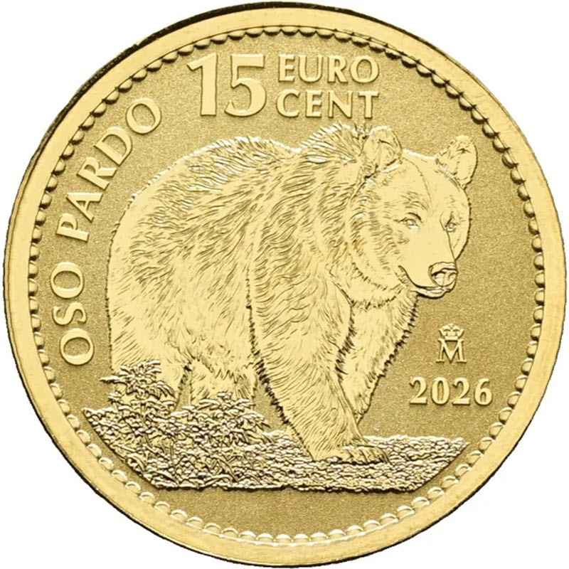 Золотая монета Испании 