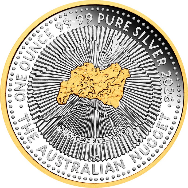 Серебряная монета Австралии 