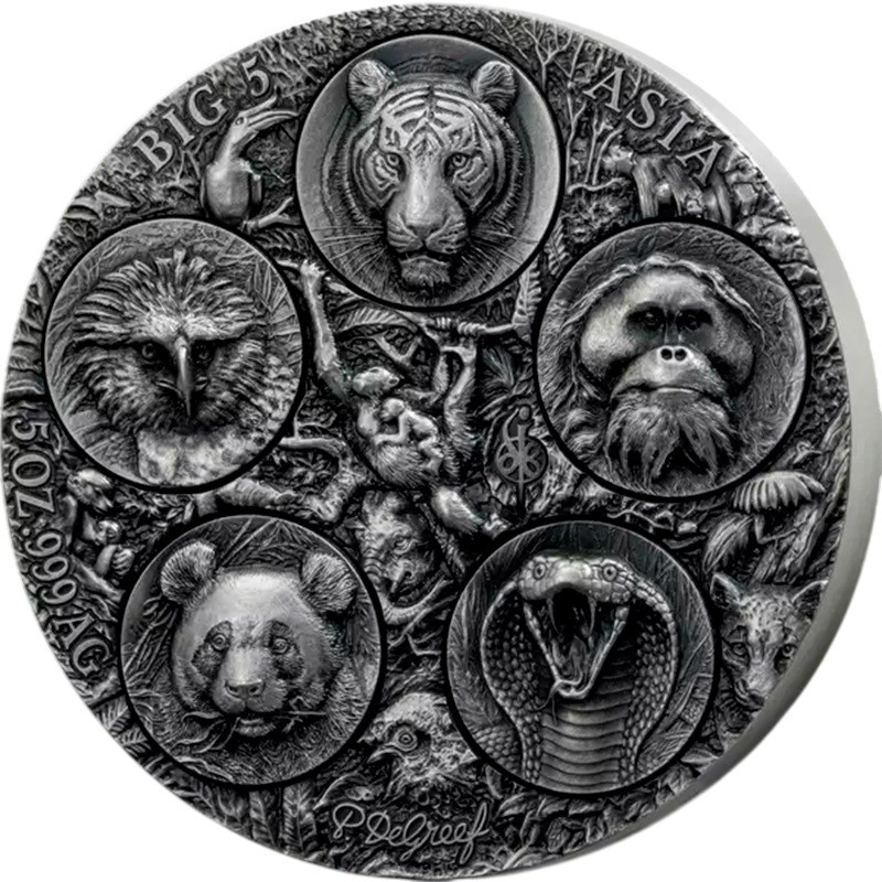 Серебряная монета Кот-д'Ивуара 
