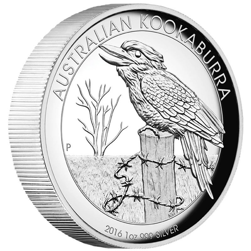 Серебряная монета Австралии 