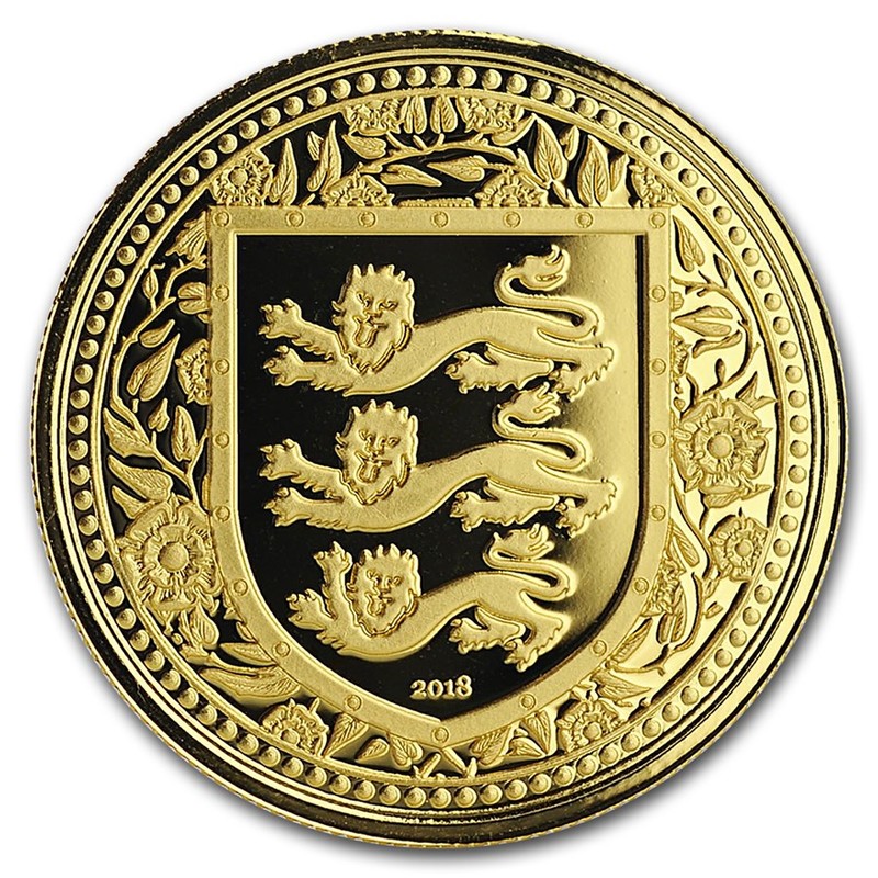 Золотая монета Гибралтара 